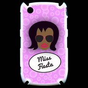 Coque Blackberry 8520 Miss Fiesta Black