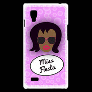 Coque LG Optimus L9 Miss Fiesta Black