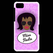 Coque Blackberry Z10 Miss Fiesta Black
