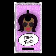 Coque Nokia Lumia 925 Miss Fiesta Black
