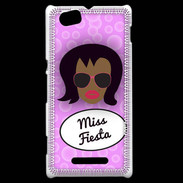 Coque Sony Xperia M Miss Fiesta Black