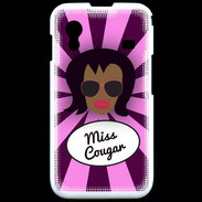Coque Samsung ACE S5830 Miss Cougar Black