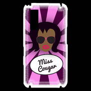 Coque Samsung Player One Miss Cougar Black