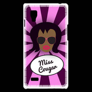 Coque LG Optimus L9 Miss Cougar Black