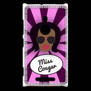 Coque Nokia Lumia 925 Miss Cougar Black