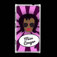 Coque Nokia Lumia 520 Miss Cougar Black