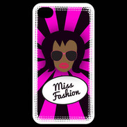 Coque iPhone 4 / iPhone 4S Miss Fashion Black