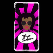 Coque Blackberry Z10 Miss Fashion Black