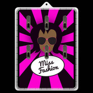 Porte clés Miss Fashion Black