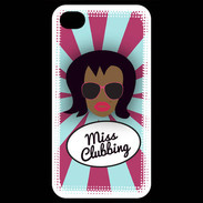 Coque iPhone 4 / iPhone 4S Miss Clubbing Black