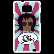 Coque Samsung Galaxy S2 Miss Clubbing Black