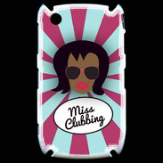 Coque Blackberry 8520 Miss Clubbing Black