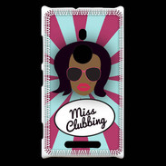 Coque Nokia Lumia 925 Miss Clubbing Black