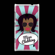 Coque Nokia Lumia 520 Miss Clubbing Black