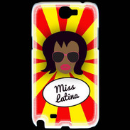 Coque Samsung Galaxy Note 2 Miss Latina Black