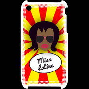 Coque iPhone 3G / 3GS Miss Latina Black