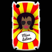 Coque Blackberry 8520 Miss Latina Black
