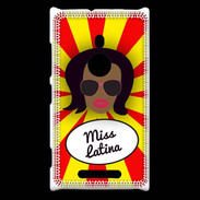 Coque Nokia Lumia 925 Miss Latina Black