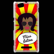 Coque Sony Xperia M Miss Latina Black