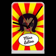 Pendule de bureau Miss Latina Black