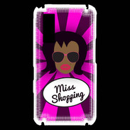 Coque Samsung Player One Miss Shopping Black