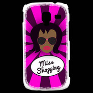 Coque Samsung Galaxy Ace 2 Miss Shopping Black
