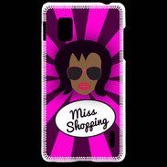 Coque LG Optimus G Miss Shopping Black