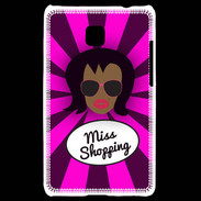 Coque LG Optimus L3 II Miss Shopping Black