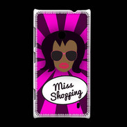 Coque Nokia Lumia 520 Miss Shopping Black