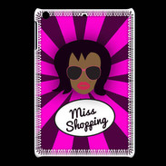 Coque iPadMini Miss Shopping Black