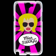 Coque Samsung Galaxy Note 2 Miss Swag Blonde