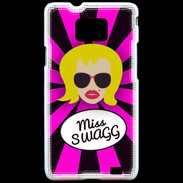 Coque Samsung Galaxy S2 Miss Swag Blonde