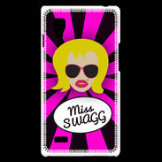 Coque LG Optimus L9 Miss Swag Blonde