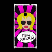 Coque Nokia Lumia 520 Miss Swag Blonde