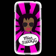 Coque Samsung Galaxy S4 Miss Swag Black