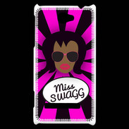 Coque HTC Windows Phone 8S Miss Swag Black