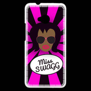Coque HTC One Miss Swag Black