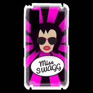 Coque Samsung Player One Miss Swag Brune