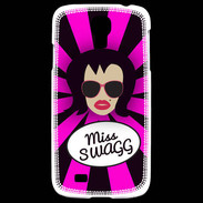 Coque Samsung Galaxy S4 Miss Swag Brune