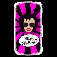Coque Samsung Galaxy Ace 2 Miss Swag Brune