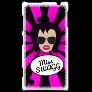Coque Nokia Lumia 720 Miss Swag Brune