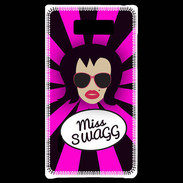 Coque LG Optimus L7 Miss Swag Brune