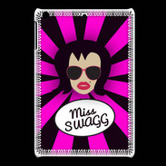 Coque iPadMini Miss Swag Brune