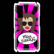 Coque Samsung Player One Miss Swag Chatain