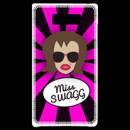 Coque LG Optimus L7 Miss Swag Chatain