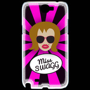 Coque Samsung Galaxy Note 2 Miss Swag Rousse