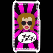 Coque iPhone 3G / 3GS Miss Swag Rousse