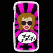 Coque HTC One SV Miss Swag Rousse