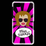 Coque Blackberry Z10 Miss Swag Rousse