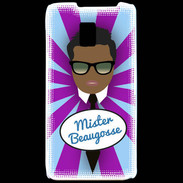 Coque LG P990 Mister Beau gosse Black
